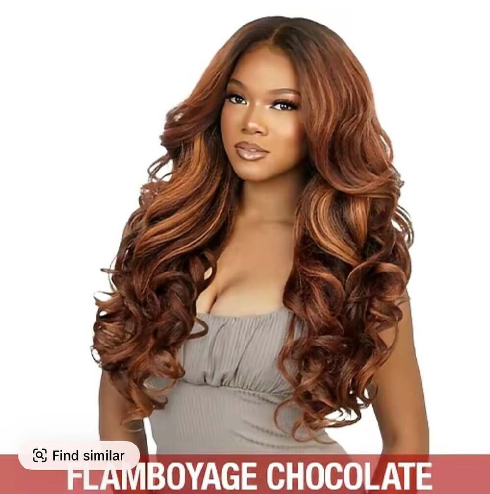 NEW Latisha Wig. flamboyage Choclate